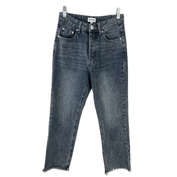 Superdown Revolve High Rise Button Fly Straight Leg Jeans 25 - Picture 1 of 6
